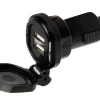 2x USB DIN Lader- 2700 mA - 12/32V