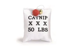 Zakje met catnip 10 cm canvas