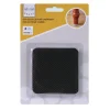 zelfklevend eva 85x85 mm zwart vierkant 2stuks