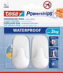 Zelfklevende haak wit