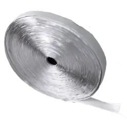 zelfklevende velcro van 25 meter lang en 25 mm breed wit
